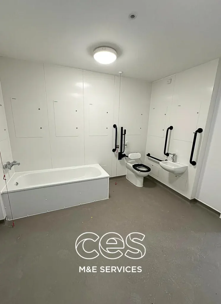Bathroom facilities at Stewarts Medical Centre in Harpenden