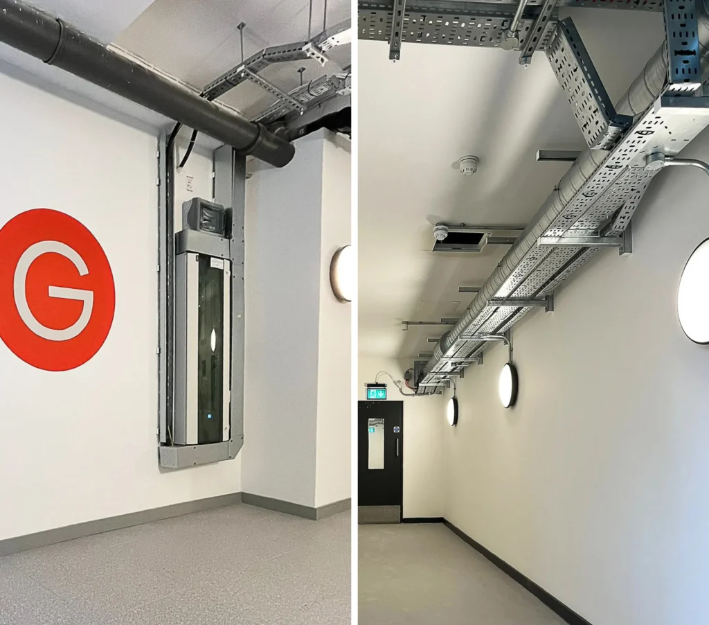 CES M&E Services projects cabling